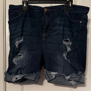 Distressed Shorts